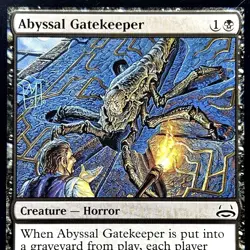 Abyssal Gatekeeper - REG - MTG - Duel Decks: Divine vs Demonic - 31/62 - U - NM - Image 1