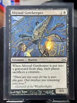 Abyssal Gatekeeper - REG - MTG - Duel Decks: Divine vs Demonic - 31/62 - U - NM - Image 2