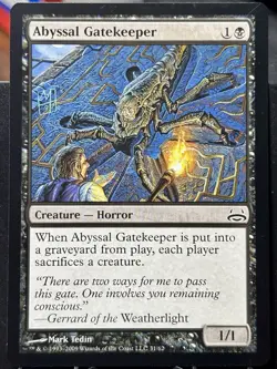 Abyssal Gatekeeper - REG - MTG - Duel Decks: Divine vs Demonic - 31/62 - U - NM - Image 3