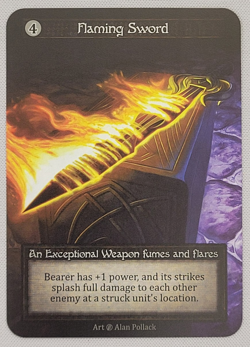 Flaming Sword - Beta - Sorcery Contested Realm - Image 1