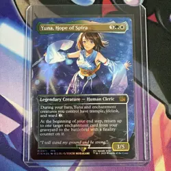 Yuna, Hope of Spira (Borderless) (Chocobo Track Foil) Final Fantasy Foil - Image 1