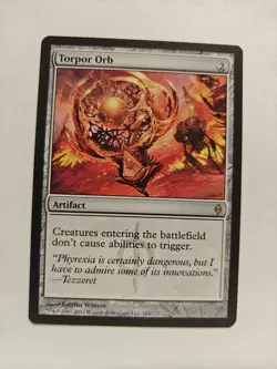 Torpor Orb New Phyrexia MP MTG - Image 1