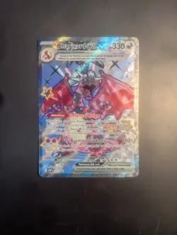 Charizard ex 074 Black Star Promo Paldean Fates Scarlet And Violet Pokemon - Image 1