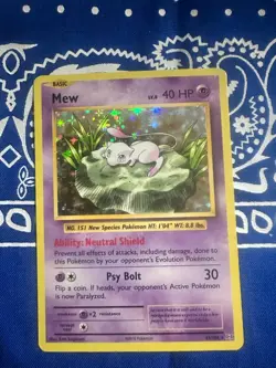 Mew 53/108 XY Evolutions NM Holo Foil Rare Pokemon Card - Image 1