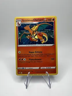Pokemon Card - Special Delivery Charizard SWSH075 Sword & Shield Promo - Image 1