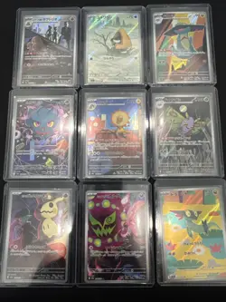 Lot Of 9 Pokemon Art Rare Cards From Mega Dream Japanese - Image 1