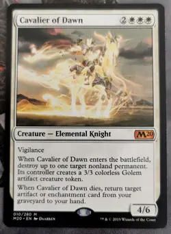 Cavalier of Dawn - MTG Magic the Gathering Card - Image 1