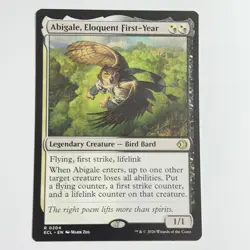 Abigale, Eloquent First-Year 204 R Lorwyn Eclipsed Magic the Gathering MTG NM - Image 1