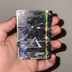 Pokemon Zekrom (114 Full Art) LP Holo Full Art 1st Edition Black and White - Image 1