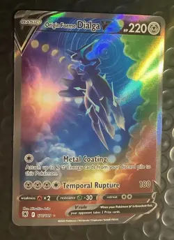 Original Forme Dialga V Alt Art 177/189 Astral Radiance Pokemon Card TCG NM/M - Image 1