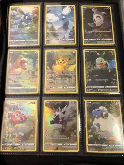 Pokemon TCG Crown Zenith Galarian Gallery NM Full Art Set 9 GG26 - GG34 Pikachu - Image 1