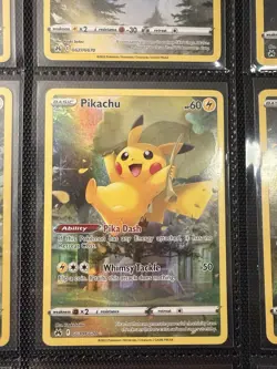 Pokemon TCG Crown Zenith Galarian Gallery NM Full Art Set 9 GG26 - GG34 Pikachu - Image 2