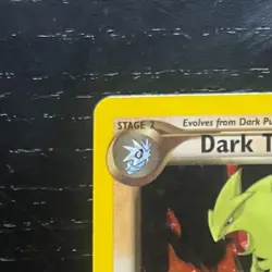 Pokemon Dark Tyranitar Holo Rare 11/105 Neo Destiny NM Condition - Image 3