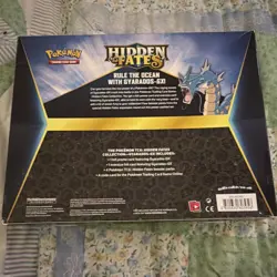 Pokemon Hidden Fates Gyarados-GX Collection Box English Booster Promo Oversized - Image 5