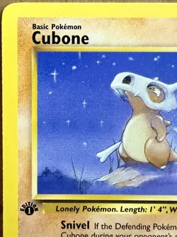 Cubone 50/64 Jungle Set 1st Edition 1999 Vintage Pokemon TCG - Image 2