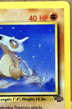 Cubone 50/64 Jungle Set 1st Edition 1999 Vintage Pokemon TCG - Image 4