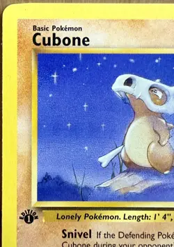 Cubone 50/64 Jungle Set 1st Edition 1999 Vintage Pokemon TCG - Image 2