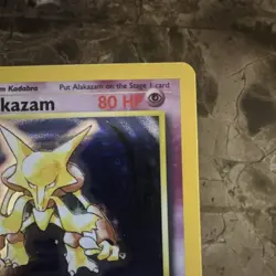 Pokemon TCG Alakazam Base Set 1/102 Holo Rare 1999 80 HP Stage 2 English - Image 4