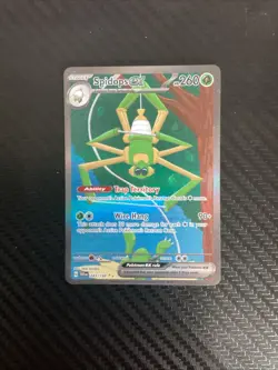 Pokemon TCG Spidops ex Scarlet & Violet Base Set 243/198 Illustration Rare NM - Image 1