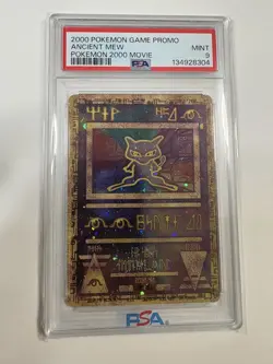 2000 POKEMON GAME MOVIE POKEMON 2000 MOVIE ANCIENT MEW PSA 9 MINT (B) - Image 1