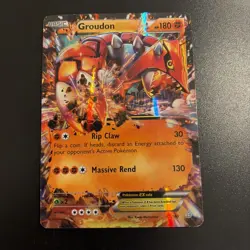 Groudon EX 85/160 Ultra Rare Pokemon TCG XY - Primal Clash - Image 1