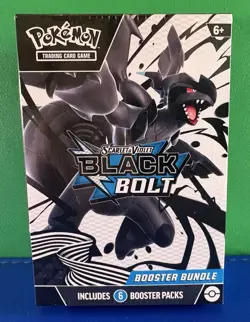Pokemon TCG Black Bolt Booster Bundle - 6 Packs - SEALED - Image 1