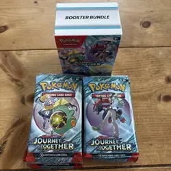 Pokemon Journey Together Job Lot Opened Open Packs Bundle - 15 Packs - Image 1