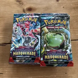 Pokemon Twilight Masquerade Job Lot Opened Open Packs Bundle - 15 Packs Minimum - Image 1