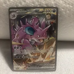 Pokemon TCG Team Rockets Nidoking EX 233/182 NM Destined Rivals SIR - Image 1