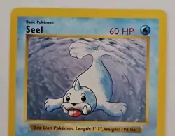 Pokemon 1999 Base Set Shadowless Seel #41 NM+ English - Image 3