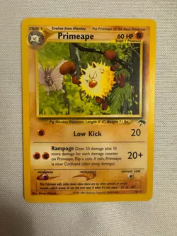 2001 Pokemon - Primeape Non-Holo - Southern Islands Expansion 18/18 - WOTC - Image 2