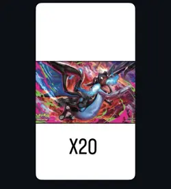 (20x) Lot Pokemon Phantasmal Flames Charizard MEGA X UPC Play Mat Playmat - Image 1