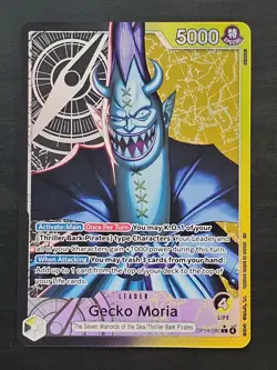 Gecko Moria OP14-080 - One Piece The Azure Sea's Seven Leader Alt Art - Image 1