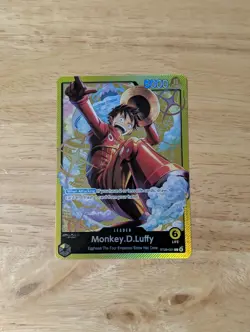 One Piece TCG Monkey.D.Luffy (001) - Starter Deck 29: Egghead (ST-29) - Image 1