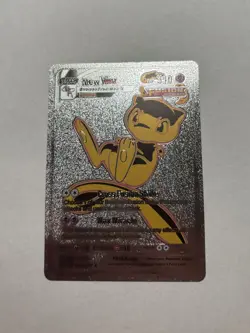 Display Card Mew Vmax Full Art Textured Silver Foil Fan Art Mint/NM Condition - Image 1