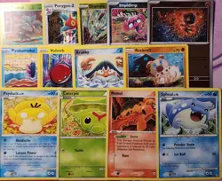 Pokemon Tomokazu Komiya Art Lot - 13 Cards (5 Holos) - Image 1