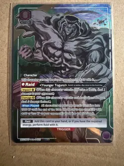 Younger Toguro 025 SR* Yu Yu Hakusho Ghost Files Union Arena Card English NM - Image 1