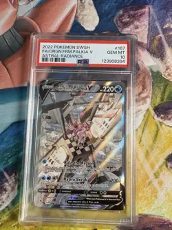 Pokemon Origin Forme Palkia V Astral Radiance Full Alt Art #167 PSA 10 Gem Mint - Image 3