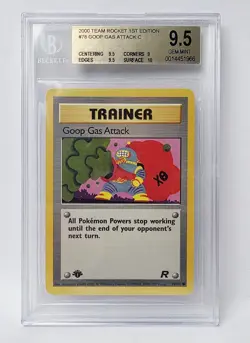 POKEMON ROCKET 1ST EDITION GOOP GAS ATTACK #78 BGS 9.5 NICE!!!!!! - Image 1