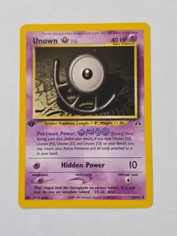 Pokemon 1st Edition Neo Discovery Unown U 51/75 - Image 1