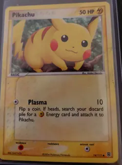 Pokemon TCG Pikachu Pokemon Fire Red And Leaf Green 74 - Image 1