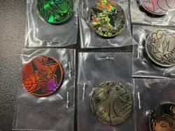 (8) Pokemon Official TCG Tokens Coins Lot of (8) NO DUPLICATES Sparkle, Gold - Image 4