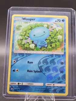 2018 Pokemon DRAGON MAJESTY WOOPER REVERSE HOLO 25/70 - Image 1