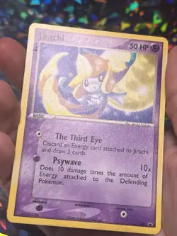 Pokemon Black Star Promo Jirachi 021 LP 2004 Pokemon Tcg Nintendo - Image 2