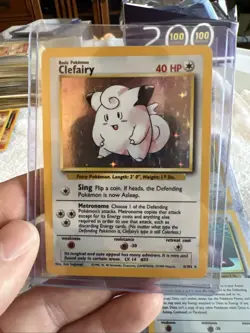 Pokemon TCG Clefairy Doll Base Set Unlimited LOT of 4 Star Symbol - Image 2