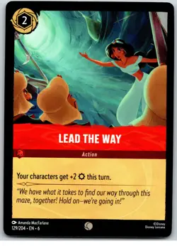 #129 Lead the Way 2024 Disney Lorcana Azurite Sea Common - Image 1