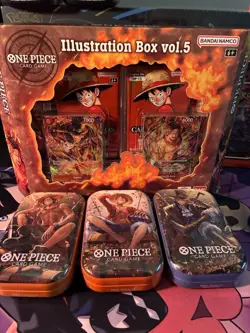 Bandai Namco One Piece Card Game Illustration Box vol.5 English Ver. Sealed - Image 1