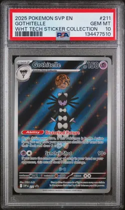 PSA 10 Gem Mint Gothitelle 211 Sv: Scarlet & Violet Black Star Promo Card! - Image 1