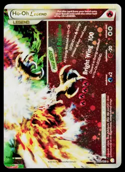 Ho-Oh Legend (Bottom) 112/123 Heartgold & Soulsilver Holo SWIRL Pokemon Card - Image 1