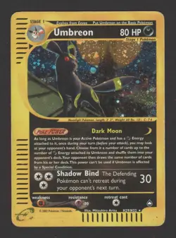 Umbreon Holo Aquapolis H29/H32 ENG - Pokemon Rare Holographic Card - Image 1